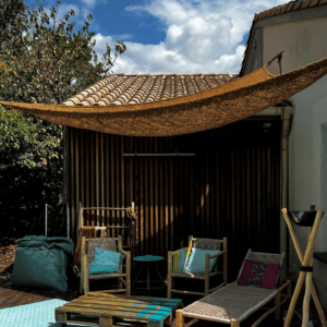 voile d’ombrage à suspendre triangulaire – modèle d