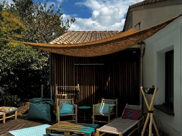 voile d’ombrage à suspendre triangulaire – modèle d