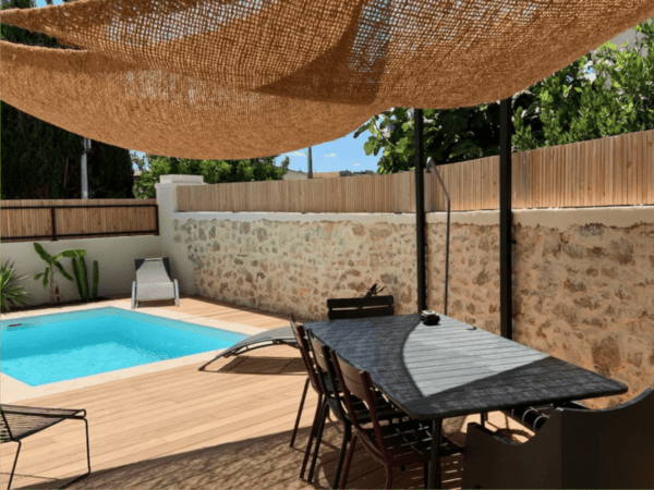 voile d’ombrage à suspendre triangulaire – modèle d